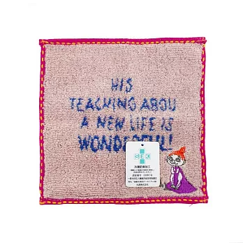 【日本丸真】Moomin 嚕嚕米漫畫風口袋小方巾 美寶的美夢 美寶的美夢