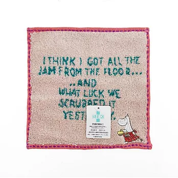 【日本丸真】Moomin 嚕嚕米漫畫風口袋小方巾 媽媽有夠忙 媽媽有夠忙
