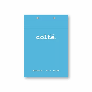 colte 上掀式筆記本 A5 100P （148x210mm）點點 藍