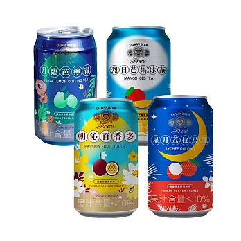 【台酒】金牌FREE啤酒風味飲料6入x4組(共24入)