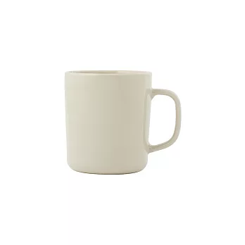 【MUJI 無印良品】炻器馬克杯/500ml灰米