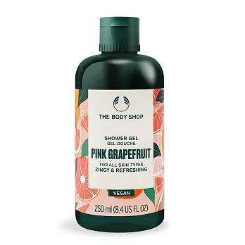 THE BODY SHOP 粉紅葡萄柚活力沐浴膠(250ml)-國際航空版