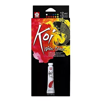 【SAKURA】 KOI 透明水彩 12ml