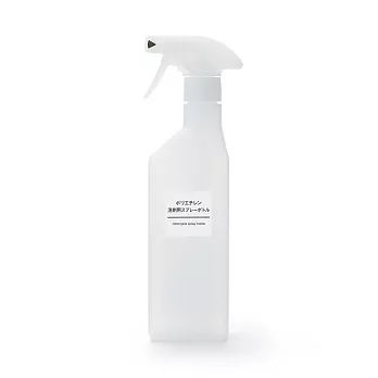 【MUJI 無印良品】聚乙烯噴霧瓶/洗劑用/約500 mL