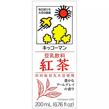 龜甲萬豆乳-紅茶風味 200ml