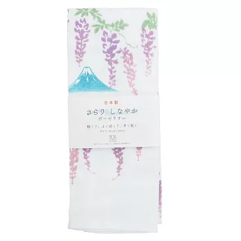 【日本HAYASHI】大阪泉州 紗布純棉毛巾 ‧ 藤富士