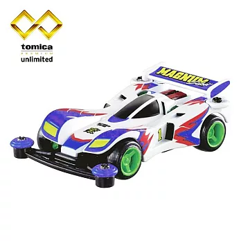 【日本正版授權】TOMICA PREMIUM 無極限 爆走兄弟 迷你四驅車 玩具車 多美小汽車- 衝鋒戰神/Magnum Saber