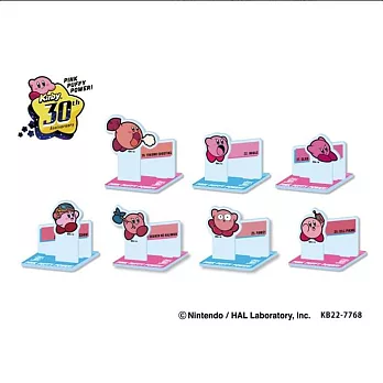 任天堂授權周邊 Ensky Kirby’s Dream Land 30th壓克力立牌收藏組第四彈 內含7款(星之卡比系列)