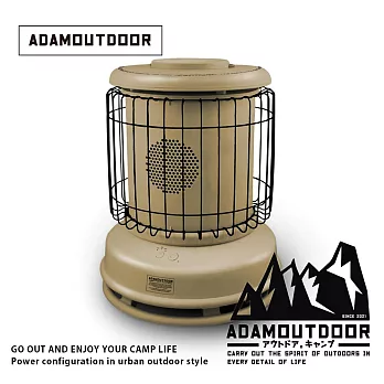 ADAMOUTDOOR｜經典風格雙功率陶瓷電暖器(ADEH-PTC6012)  沙漠色