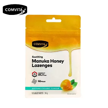 【壽滿趣】Comvita 康維他紐西蘭麥蘆卡蜂蜜潤喉糖54g (薄荷蜂膠)