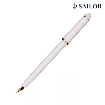 【日本寫樂SAILOR】書法尖藝術鋼筆40度/ 白色