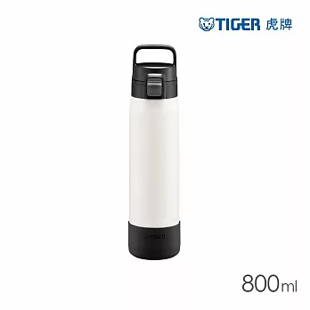 TIGER虎牌 抗菌加工大容量運動型不鏽鋼保冷瓶800ml(MTA-B080) 鷲白色