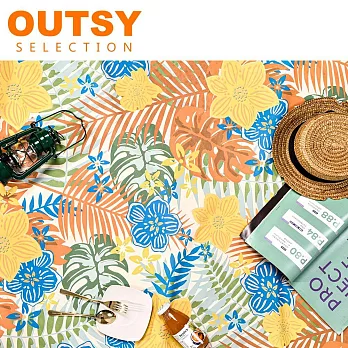 OUTSY Eco-reborn環保再生台灣製輕量野餐墊 暖陽秘境