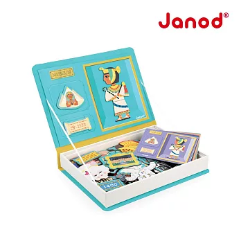 【法國Janod】磁鐵遊戲書-遊玩歷史