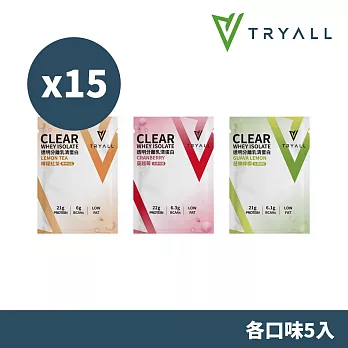 Tryall | 機能透明分離乳清蛋白-綜合15入