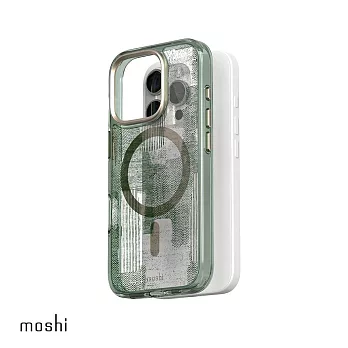 Moshi iPhone 16 Pro Max iGlaze 透明保護殼 (兼容MagSafe) 無 豔陽綠