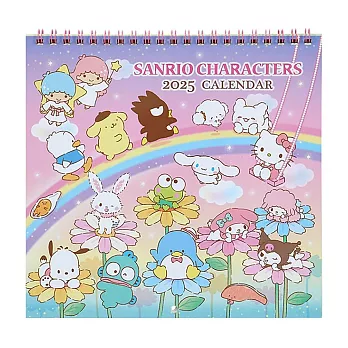 Sanrio 三麗鷗 2025 線圈可記事掛曆 M 壁曆 月曆 行事曆 三麗鷗家族