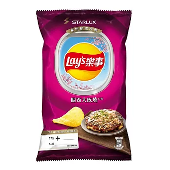 【Lay’s 樂事】關西大阪燒口味洋芋片85G/包