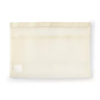 【MUJI 無印良品】尼龍網眼袋內袋/A4尺寸用.象牙白