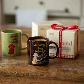 【韓國momur】狗狗陶瓷馬克杯禮盒