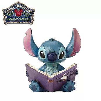 【正版授權】Enesco 史迪奇看故事書 塑像/公仔/精品雕塑 史迪奇 Stitch 迪士尼 Disney