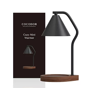 【COCODOR】可調光暖心木座融燭燈- 黑色