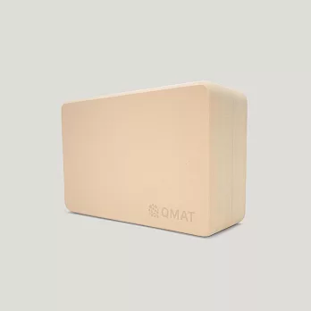 【QMAT】50D瑜珈磚1入組 - Yoga blocks 奶茶色