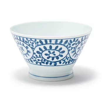 【MUJI 無印良品】波佐見燒飯碗/蛸唐草/大約直徑12.5cm