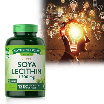 綠萃淨 大豆卵磷脂1200mg軟膠囊(120粒/瓶)(效期 2026/10/31)