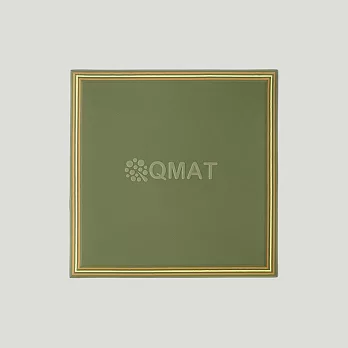 【QMAT】30mm超慢跑墊 台灣製(45*45cm 運動跪墊 倒立墊 跳繩墊) 綠葉秋黃