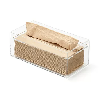 【MUJI 無印良品】壓克力面紙盒/24.5x12x9cm寬24.5×深12×高9 cm