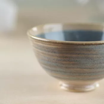 【日本Marusan Kondo】Boden窯變 輕量陶瓷飯碗250ml ‧ 岩瓷灰