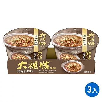 大補帖 - 當歸鴨風味細麵(2碗/組) (三入組)