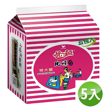 統一麵 - 肉燥風味特大號(5包/袋) (五入組)