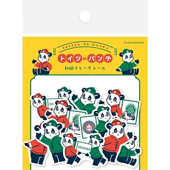 【日本Wa-Life】ob1toy聯名 散裝和紙貼紙包20入 ‧ 對子熊貓