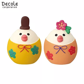 【DECOLE】concombre 春光明媚櫻花雛祭  圓潤文鳥雛