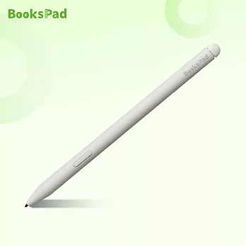 (預購)  博客來【BooksPad】觸控電磁筆 | 白色 (限量)