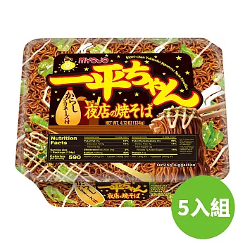 【NISSIN 日清】明星一平夜店炒麵 日式醬汁味(五入組)