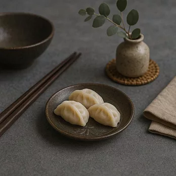 【日本Awasaka】美濃燒｜古錢 陶瓷小皿9cm ‧ 赤銅