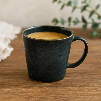 【日本Awasaka】美濃燒｜釉燒窯變 陶瓷馬克杯350ml ‧ 橄欖