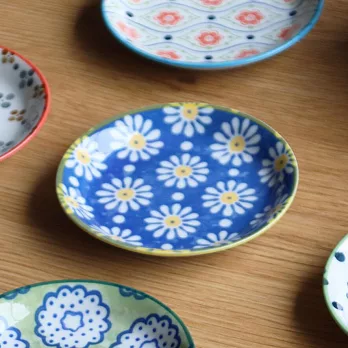 【日本Awasaka】美濃燒｜波蘭陶 陶瓷小皿12cm ‧ 花語
