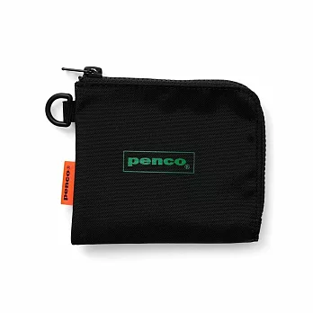 【日本HIGHTIDE】Penco L型票卡收納輕便錢包 ‧ 黑色