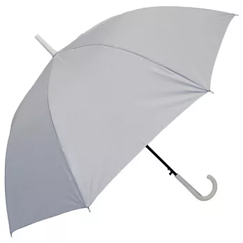 【日本Attain】Sorale超輕量 素面緞帶直傘 ‧ 淺岩灰