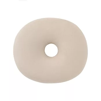 【MUJI 無印良品】甜甜圈抱枕 /淺米