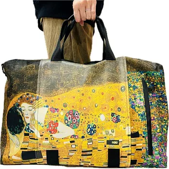 翡冷翠文創藝術行李袋｜克林姆《吻》