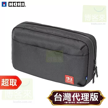 HORI《周邊》雙面大容量旅行包 Nintendo Switch ⚘ 原廠授權日本大廠 ⚘ 台灣代理版 黑色×黑色 NSX-026
