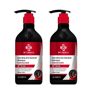 Dr’s Formula 控油抗屑洗髮精(升級版三代) -  激涼款580g [2入組]