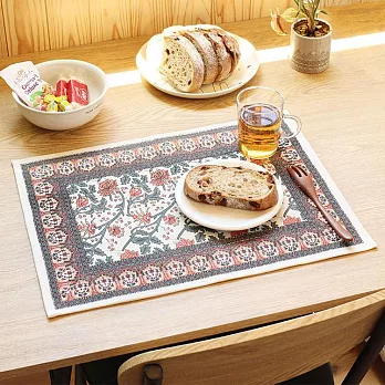 【日本Tomo】Paisley佩斯里花紋 純棉萬用餐墊