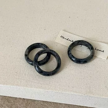 【水星記】順風順水八方來財天然水晶戒指_美規#6 (44020) _黑水晶