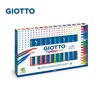 【義大利 GIOTTO】雙頭水溶性馬克筆(15色)